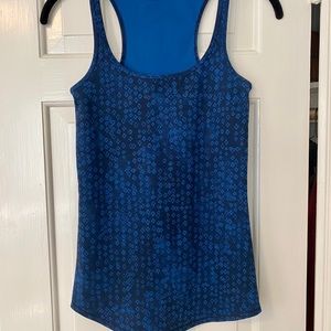 Lululemon - Reversible Tank w/Cute Flower Pattern